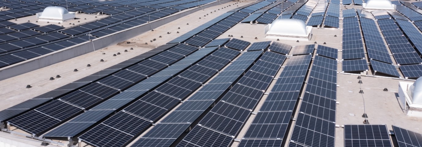 Photovoltaik auf Dachflächen - Große Halle